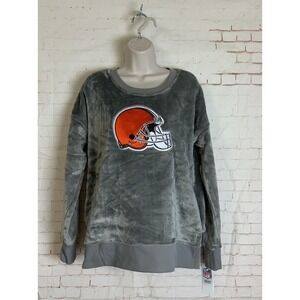 Cleveland Browns‎ Gray Fleece Crewneck Sweatshirt Juniors L (11/13)